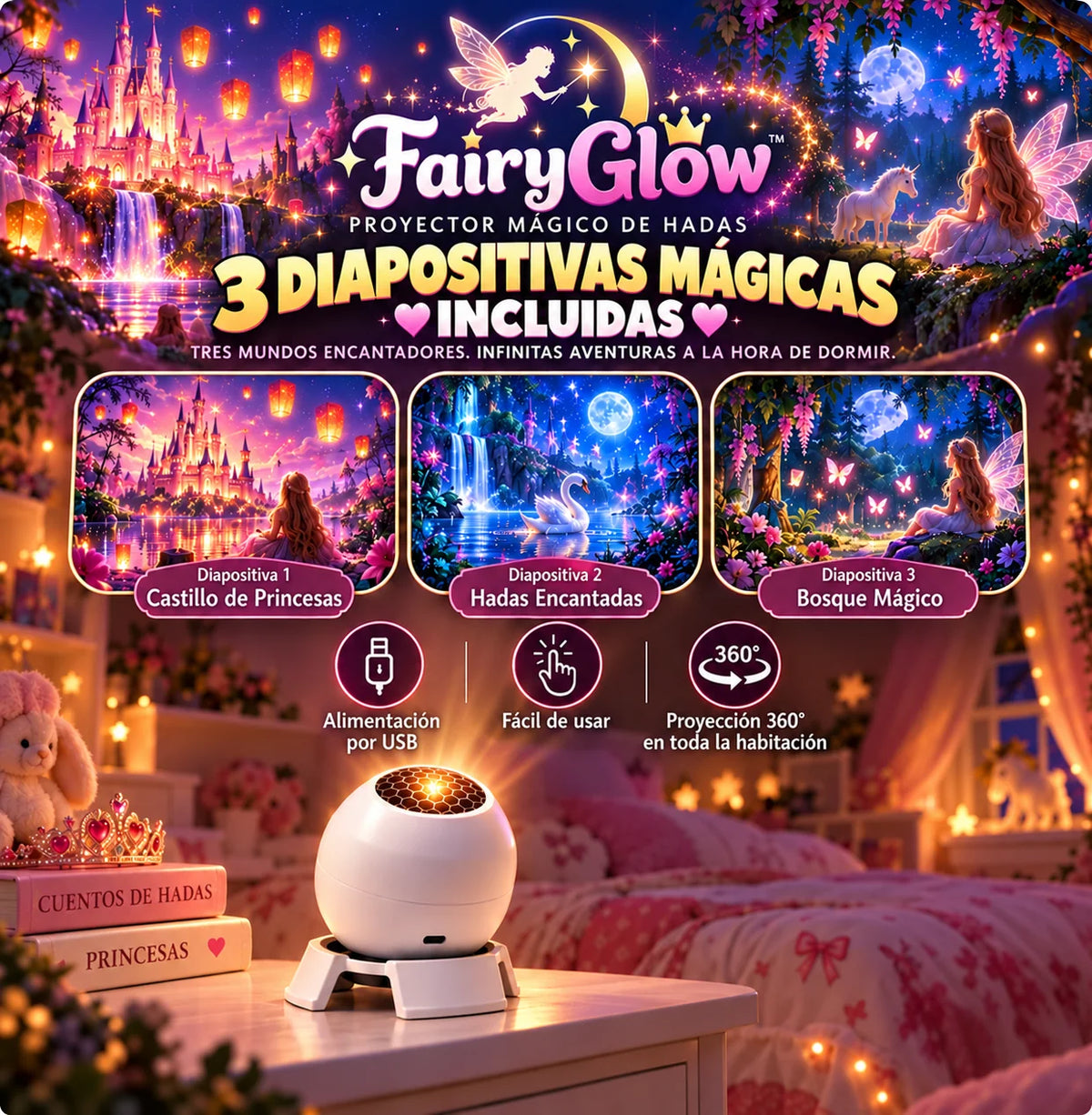 FairyGlow™ | Transforma su Habitación en un Mundo de Fantasía